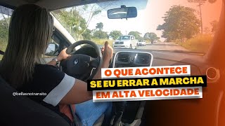 O que acontece se eu errar a troca marcha em alta velocidade [upl. by Morven712]