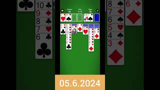 0562024 Mobilityware Solitaire Daily Challenge [upl. by Breana]