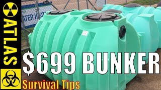 How To Create a Watertight Underground Bunker amp Food Cache for 699 [upl. by Hgeilhsa]