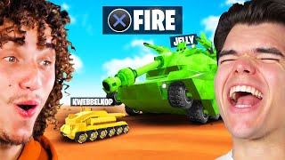 Build The STRONGEST TANK In Trailmakers vs Kwebbelkop [upl. by Dionis]