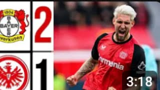 Leverkusen VS Frankfurt  2  1  Extended Highlights All Goals [upl. by Enirehtahc]