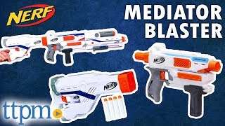 Nerf NStrike Modulus Mediator Blaster REVIEW  Hasbro Toys amp Games [upl. by Begga897]