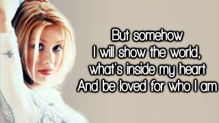 Christina Aguilera  Reflection Lyrics HD [upl. by Naved]