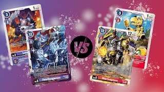 Fenriloogamon VS WarGreymon  Digimon TCG [upl. by Anyl]