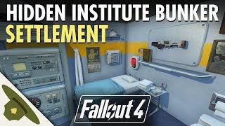 HIDDEN INSTITUTE BUNKER at Outpost Zimonja  Fallout 4 Brotherhood settlement tour amp loreRangerDave [upl. by Aliban]