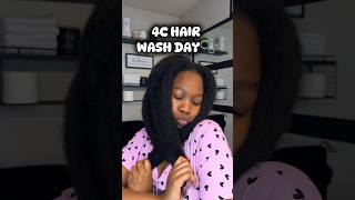 4c hair wash day hair 4chair wash washday washdayroutine naturalhair [upl. by Teyut76]