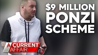 Fraudster behind 9m Ponzi scheme has panic attack before being jailed  A Current Affair [upl. by Silvers948]