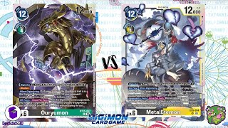 DIGIMON TCG Remote match DigiPolice Black vs MetalEtemon Black [upl. by Petty]