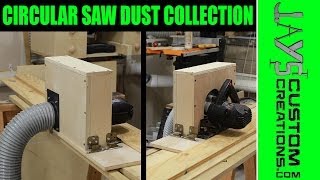 Adding Dust Collection To A Circular Saw  138 [upl. by Tricia74]