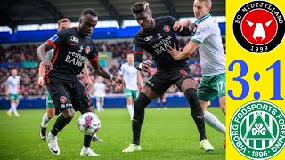 Highlights Fc Midtjylland vs Viborg FF  3  1   Danish superligaen match 2024 [upl. by Ennovyhs732]