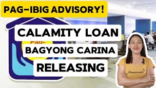 ✅PAGIBIG ADVISORY CALAMITY LOAN RELEASING PARA SA BAGYONG CARINA [upl. by Kelula594]