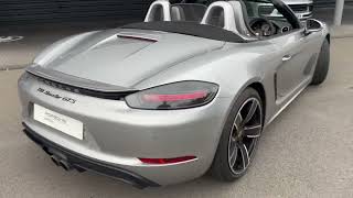 Porsche 718 Boxster GTS  GT Silver Metallic [upl. by Issor]