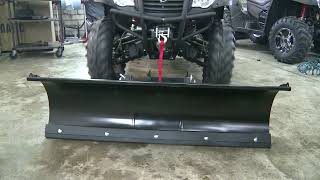 CFMOTO sniego peilio Iron Baltic montavimas Snow plow instalation on cfmoto atv [upl. by Cynde955]