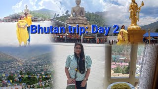 Bhutan trip from India🇧🇹 Bhutan tour🍳  Bhutan scenic beauty 🏞Places to visit⛺️ Buddha point☸️ [upl. by Aneral]