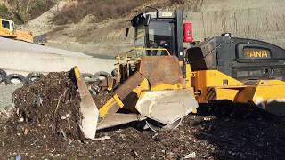 Landfill Compactor Comparision TANA vs BOMAG [upl. by Assened222]