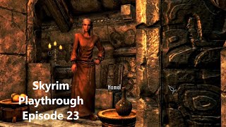 Skyrim SE Playthough Episode 23 Master Enchanter Find the Future Sybil of Dibella [upl. by Nekciv]