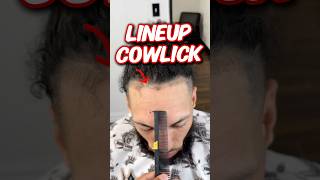 Cowlick lineup 100k barber 1million haircut nba orlando hair orlandobarber nfl 1m shorts [upl. by Hara87]