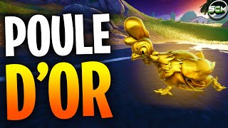 Comment Attraper une Poule dOr Fortnite Tuto Astuce Guide Emplacement Défi Quête Midas [upl. by Corinna]