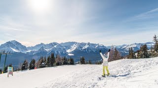 LAKE LOUISE Ski Resort Mountain Guide SkiBig3 Banff Alberta Canada  Snowboard Traveler [upl. by Schroder]