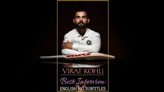 Virat Kohli Best InterviewEnglish Big SubtitlesIPL amp Anushka Sharma learn english with subtitles [upl. by Walke668]