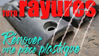 Tuto rayures  Rénover une pièce plastique [upl. by Alaehcim299]