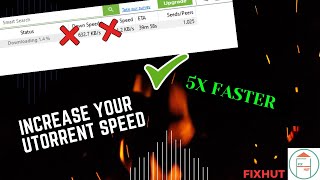 How to increase uTorrent download speed [upl. by Jacquenetta]