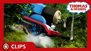 Thomas Gets Derailed  Clips  Thomas amp Friends [upl. by Kerred309]