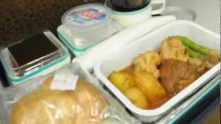 Inflight Meal Dinner Garuda Indonesia [upl. by Jaquelyn]