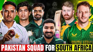 Pakistan Squad for South Africa Series 2024  Muhammad Abbas  Fakhar Zaman  Sajid Ali [upl. by Ylrae909]