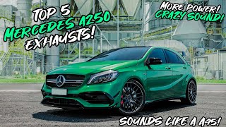 Top 5 Mercedes A250 Exhausts 2023 [upl. by Aeneg373]