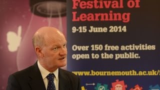 David Willetts MP opens BUs Festival of Learning [upl. by Lipps]