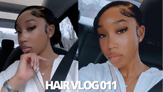 HAIR VLOG 011 Classy Updo  30quot SOFTEST Straight HD Wig Install amp Review  Asteria Hair [upl. by Eecyaj]