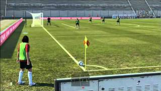 Como hacer un gol olimpico pes 2011  Tutorial [upl. by Ryder]