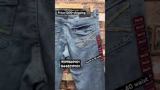 Orignal jeans Size 34 to 40 waist Limited pieces call or whats appto order bootcutjeans bootcut [upl. by Anaujd]