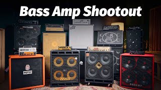 HiEnd Bass Amp Shootout  aguilarMarkbassOrangeProampEDENHartkePhil Jones Bass [upl. by Soloman]