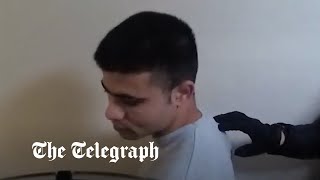 Arrest video of Afghan asylum seeker Lawangeen Abdulrahimzai who murdered aspiring Royal Marine [upl. by Desireah]