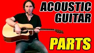 How To Play Guitar  The Parts Of The Acoustic Guitar  Easy Lessons TCDG [upl. by Lotty978]