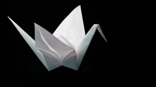 Origami Crane  Easytofollow tutorial [upl. by Cantlon]