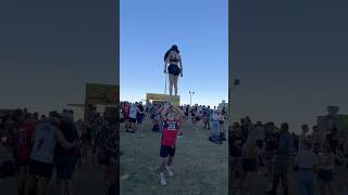 Hands full around with Jaz in Daytona flying cheer nca daytona viral florida nationals [upl. by Sucam995]