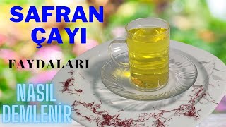 Safran Çayı Demleme Nasıl Yapılır  Faydaları Nelerdir [upl. by Llenrac]