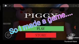 So i made a piggy game using Alvinbloxs Piggy Kit [upl. by Isa]