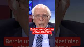 Bernie urges proPalestinian voters to back Harris [upl. by Elleiad]