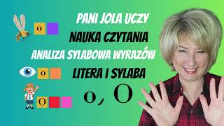 Analiza Sylabowa Wyrazów NAUKA CZYTANIA Sylaba i Litera o O [upl. by Airogerg]