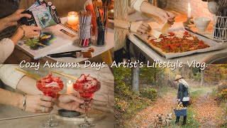 Cozy Autumn Days 🍁 Redecorating Room Making Pizza Friday Date Night amp Saturday Walk Through Forest [upl. by Pat624]