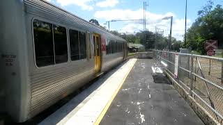 Brisbane Suburban Train in Palmwoods on the Sunshine Coast John Coyle video [upl. by Rebmik170]