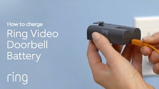 How to Charge Your Ring Video Doorbell 2 Battery Simple  Ring [upl. by Palgrave826]