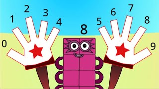 Numberblocks  Basic Algebra  Binary Octal Decimal and Hexadecimal [upl. by Ystap]