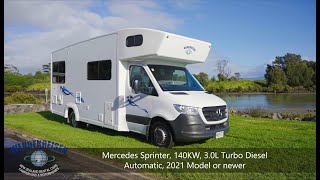 Koru Star 6 Freedom Mercedes Sprinter 6Berth Motorhome Rental New Zealand  Automatic Transmission [upl. by Olatha247]