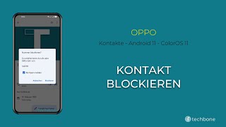 Kontakt blockieren  Oppo Android 11  ColorOS 11 [upl. by Seabrook]