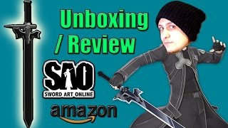 SAO Kiritos Sword Elucidator UnboxingReview [upl. by Skrap]